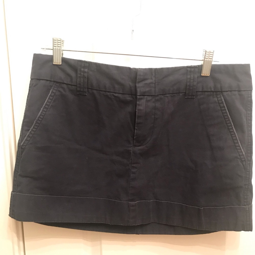 Gap Navy Khaki Mini Skirt